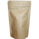 DoyPack Kraftpapier braun ohne Fenster 180 x 290+90mm 500...