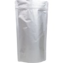 DoyPack Silber ohne Fenster 110 x 185+65mm 1000 Stck Karton